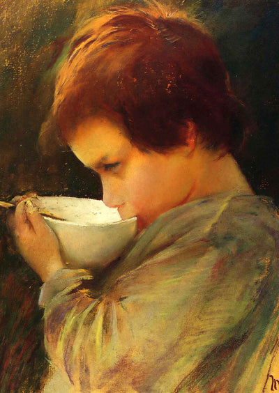 Child Drinking Milk 1868 Painting by Mary Cassatt Art Print (6 Sizes)