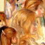 Children`s Heads painting print by Pierre-Auguste Renoir