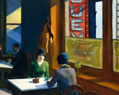 Chop Suey art print by Edward Hopper