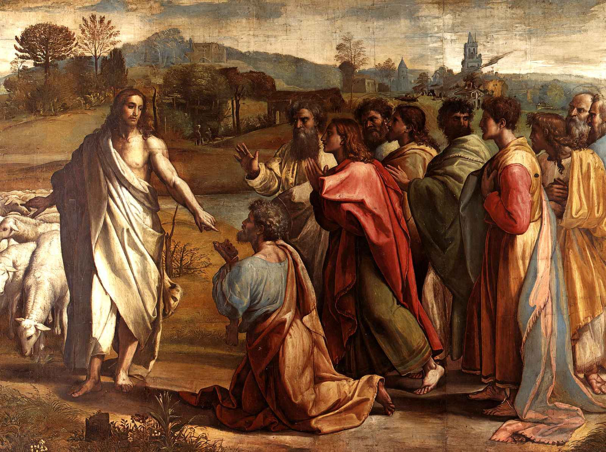 Christ's Charge to St. Peter 1515 Art Print (6 Sizes) - Reproduction