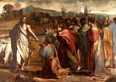 Christ's Charge to St. Peter 1515 Art Print (6 Sizes) - Reproduction