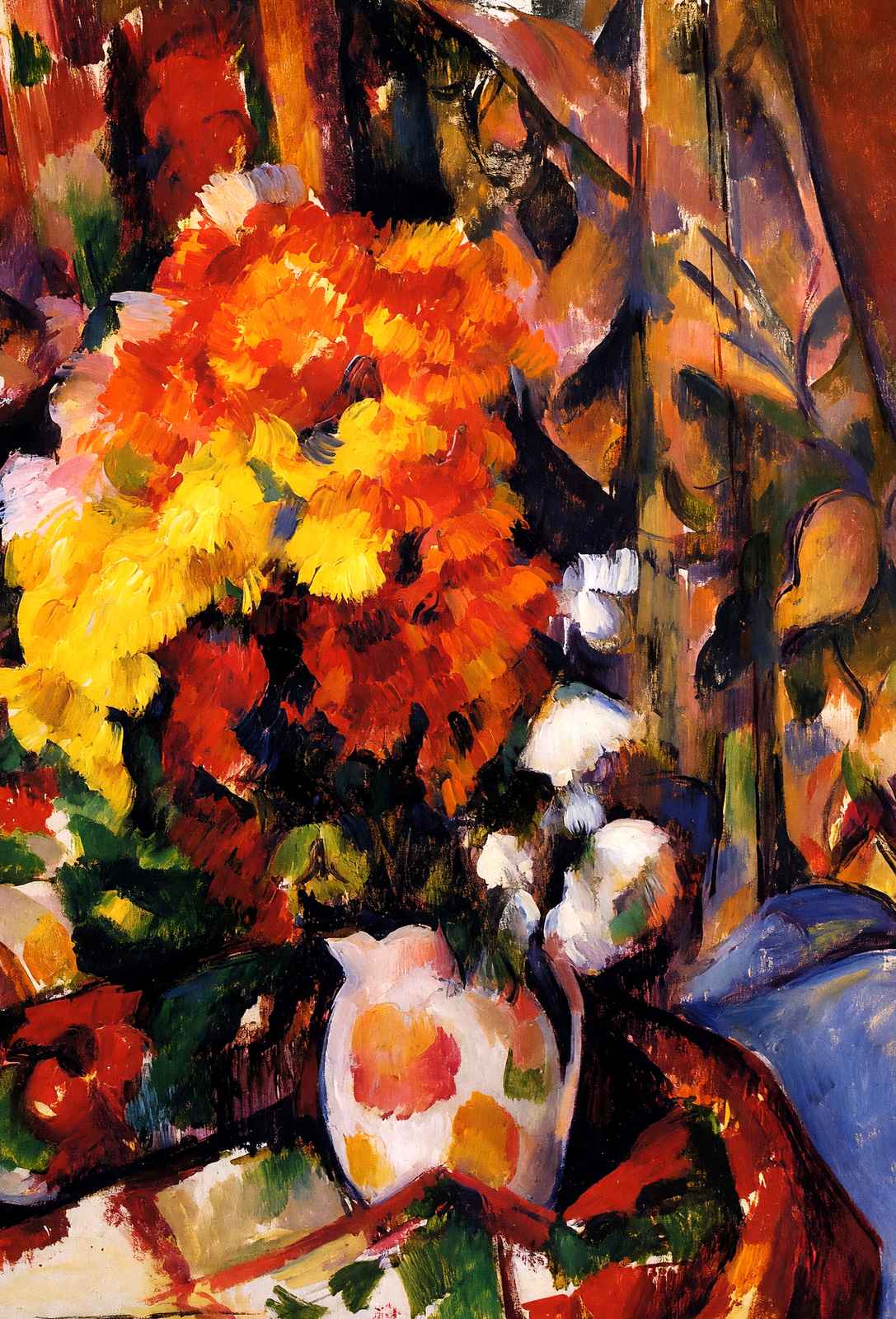 Chrysanthemums Fine Art Print 1898 Painting by Paul Cezanne (6 Sizes)