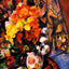 Chrysanthemums painting by Paul Cezanne (1898)