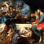 Christ at Simon the Pharisee painting print by Peter Paul Rubens (1620)