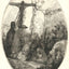 Christ Crucified Between the Two Thieves an Oval Plate fine art print by Rembrandt (1641)