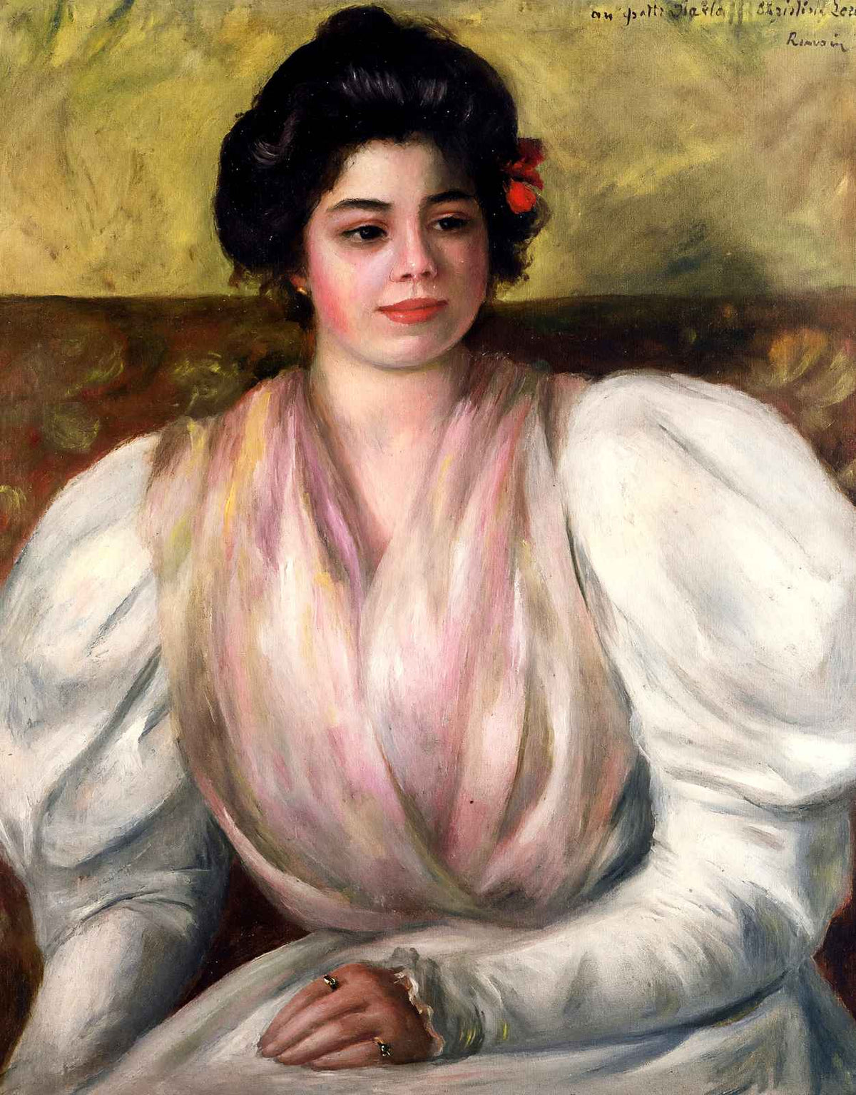 Christine Lerolle 1897 Painting by Pierre-Auguste Renoir Art Print (6 Sizes)