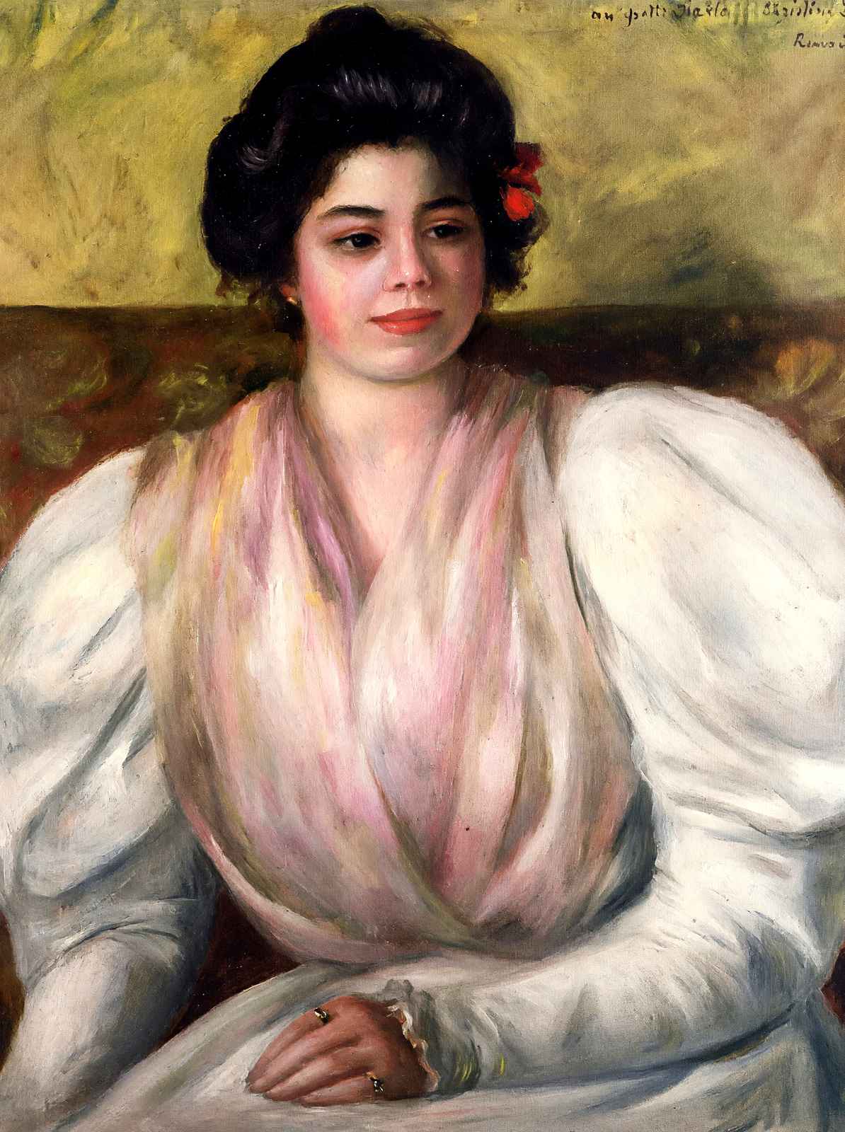 Christine Lerolle 1897 Painting by Pierre-Auguste Renoir Art Print (6 Sizes)