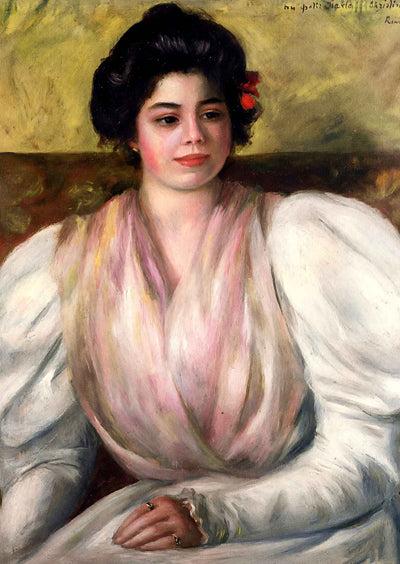 Christine Lerolle 1897 Painting by Pierre-Auguste Renoir Art Print (6 Sizes)