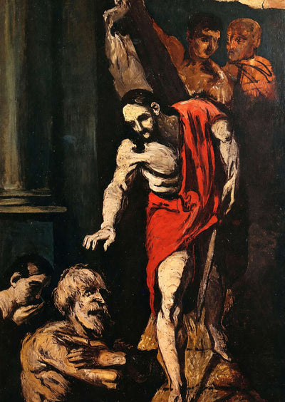 Christ in Limbo 1867 Painting by Paul Cezanne Fine Art Print (6 Sizes)
