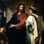 Christ and the Rich Young Ruler by Heinrich Hofmann Art Print (6 Sizes) - Jesus