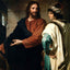 Christ and the Rich Young Ruler by Heinrich Hofmann Art Print (6 Sizes) - Jesus