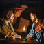 Christ and Nicodemus art print