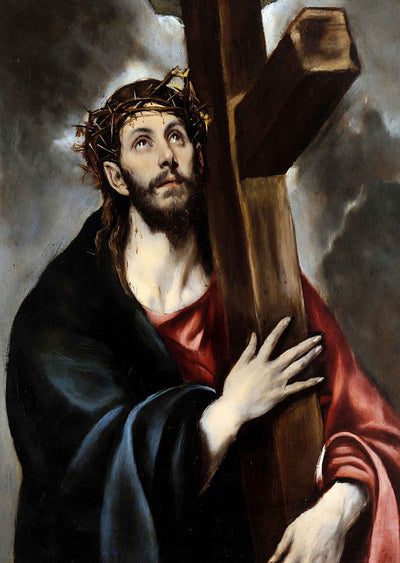 Christ Carrying the Cross Painting by El Greco Fine Art Print (6 Sizes) - Jesus