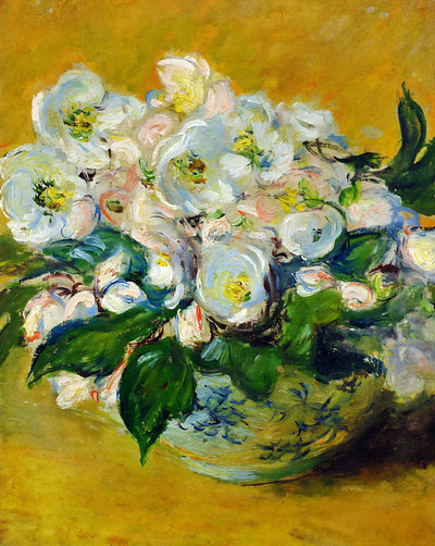 Christmas Roses painting print by Claude Monet (1883)