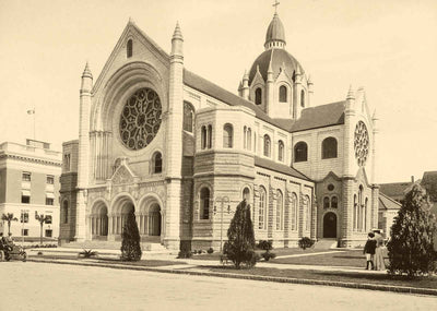 Church of the Sacred Heart Tampa FL in 1905 Vintage Print (7 Sizes)