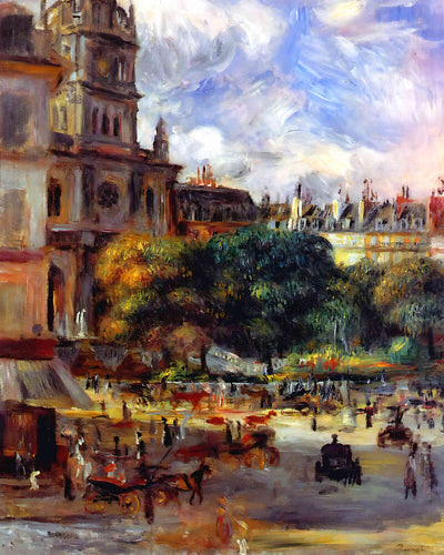 Church of the Holy Trinity in Paris by Pierre-Auguste Renoir 8x10" Art Print