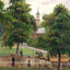Church at Kew Art Print 1892 Painting by Camille Pissarro (6 Sizes)