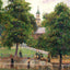 Church at Kew Art Print 1892 Painting by Camille Pissarro (6 Sizes)