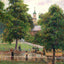 Church at Kew painting print by Camille Pissarro (1892)