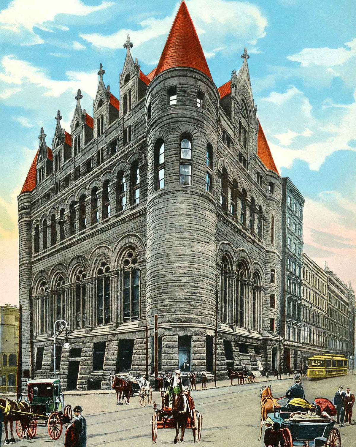 Chamber of Commerce and Business Men's Club vintage print