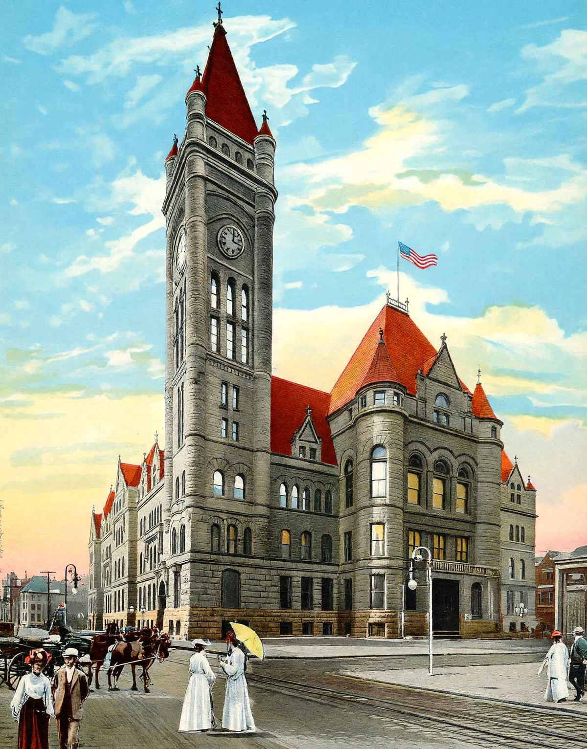 Cincinnati City Hall in 1906