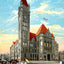 Cincinnati City Hall in 1906 vintage print