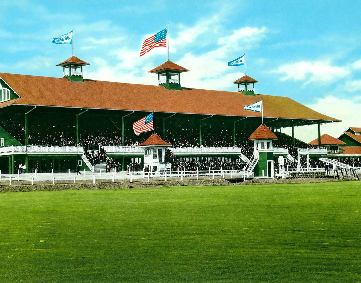 City Park Race Track New Orleans in 1907 Vintage Print (7 Sizes) - Retouched