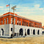 City Hall Beaumont in 1907 Art Print (7 Sizes) - Archival Paper