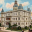 City Hall San Antonio in 1905 Vintage Print (7 Sizes) - Restored