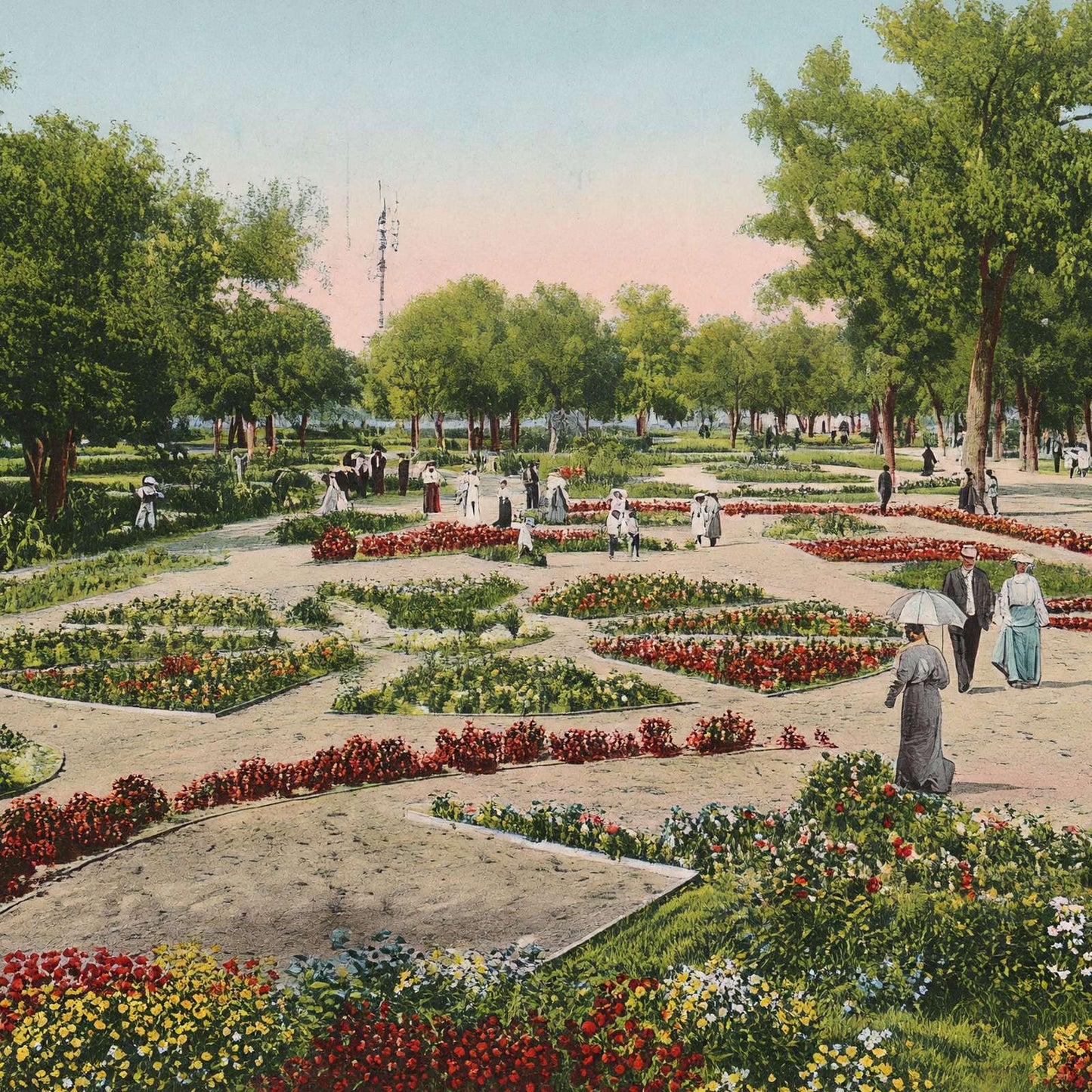 City Park Fort Worth in 1906 Vintage Print (7 Sizes) - High Quality