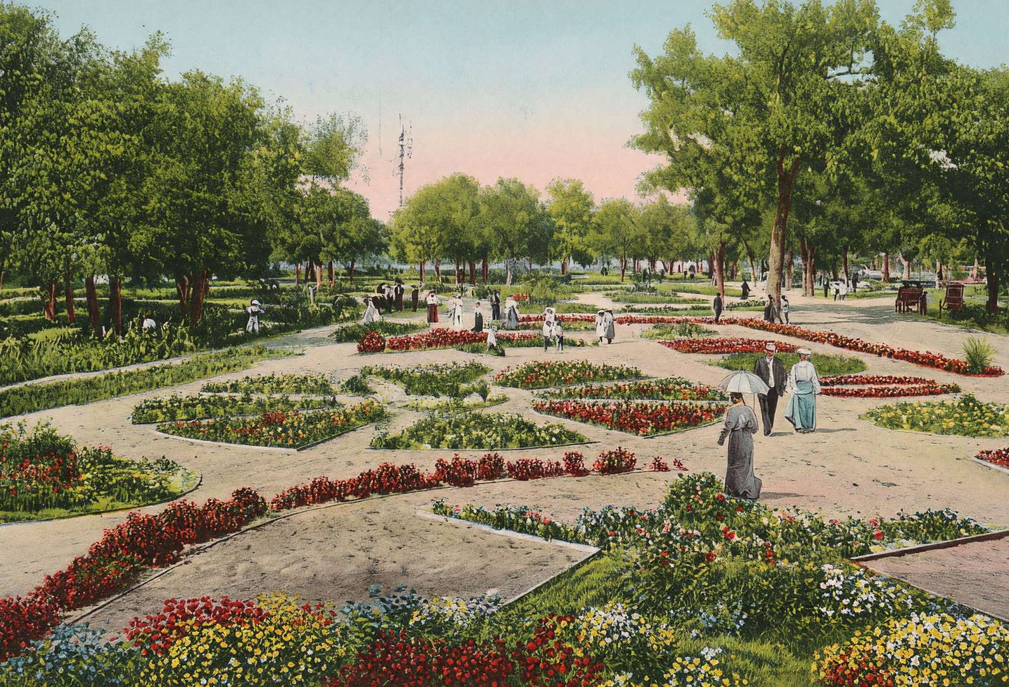 City Park Fort Worth in 1906 Vintage Print (7 Sizes) - High Quality