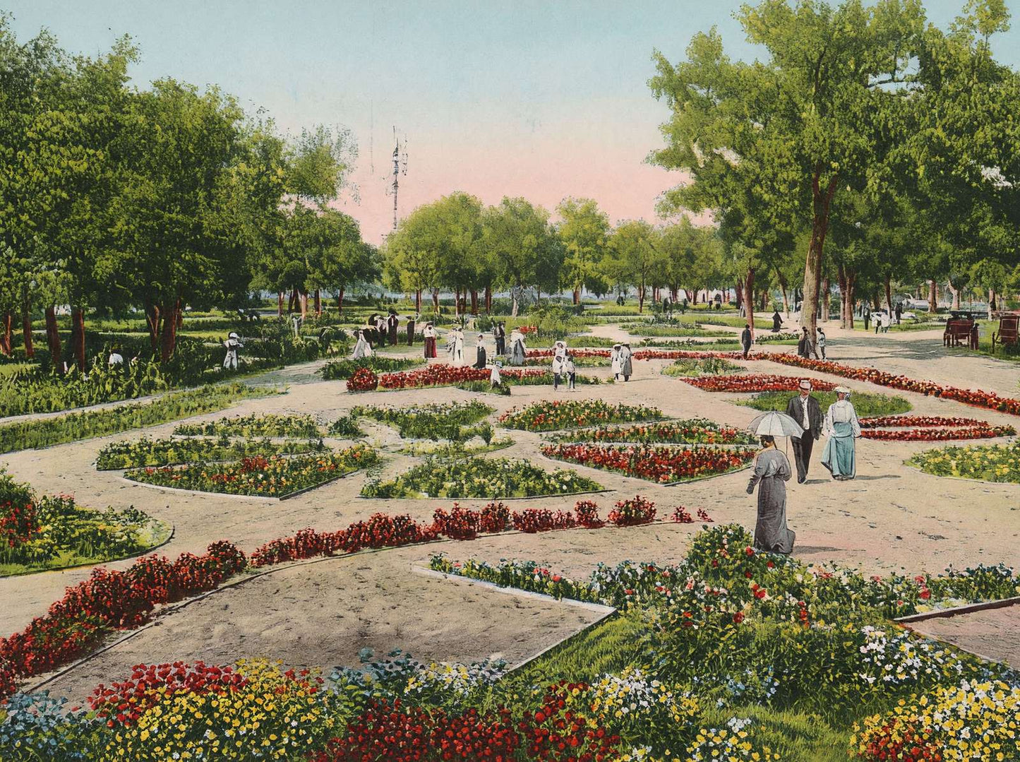 City Park Fort Worth in 1906 Vintage Print (7 Sizes) - High Quality