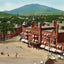 Tremont Square and Hotel Claremont NH in 1908 Vintage Print - Reproduction