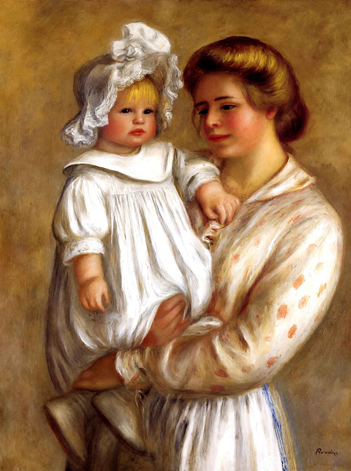 Claude and Renee (Claude) 1903 by Pierre-Auguste Renoir Fine Art Print (6 Sizes)