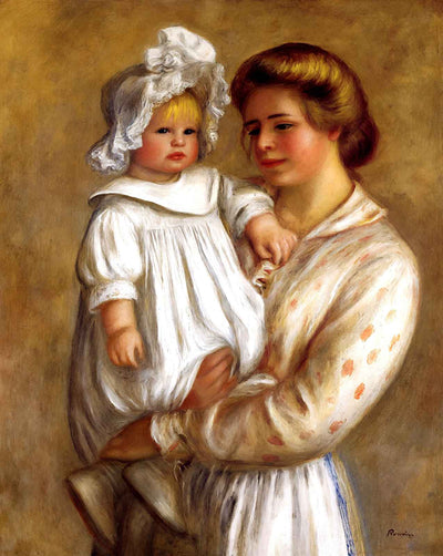 Claude and Renee (Claude) painting by Pierre-Auguste Renoir (1903)