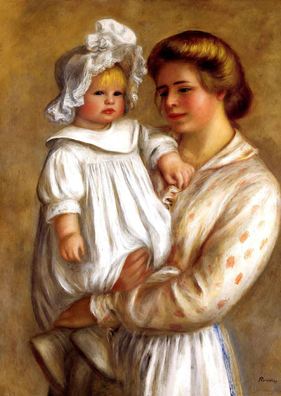 Claude and Renee (Claude) 1903 by Pierre-Auguste Renoir Fine Art Print (6 Sizes)