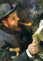 Claude Monet Reading 1872 Painting by Pierre-Auguste Renoir Art Print (6 Sizes)