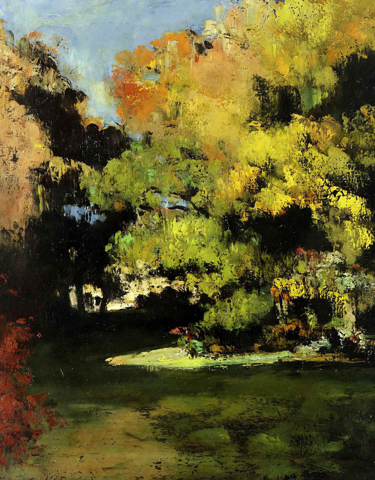 Clearing 1867 Painting by Paul Cezanne Art Print (6 Sizes) - Acid Free