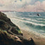 The Cliffs and Steps to the Sands Bournemouth in 1903 Vintage Print (7 Sizes)