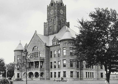 Clinton County Court House Clinton Iowa in 1905 Photo Print (7 Sizes)