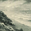 The Cliffs and Steps to the Sands Bournemouth in 1903 Vintage Print (7 Sizes)