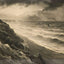 The Cliffs and Steps to the Sands Bournemouth in 1903 Vintage Print (7 Sizes)