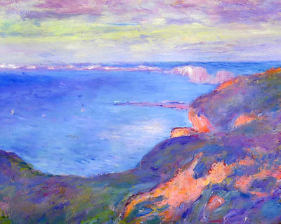 Cliff near Dieppe (1897) art print by Claude Monet (1897)
