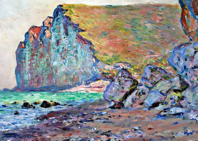 Cliffs of Les Petites-Dalles 1884 by Claude Monet Fine Art Print (6 Sizes)