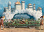 Cloud Castle Float Houston Carnival 1907 Vintage Print (7 Sizes) - Reproduction