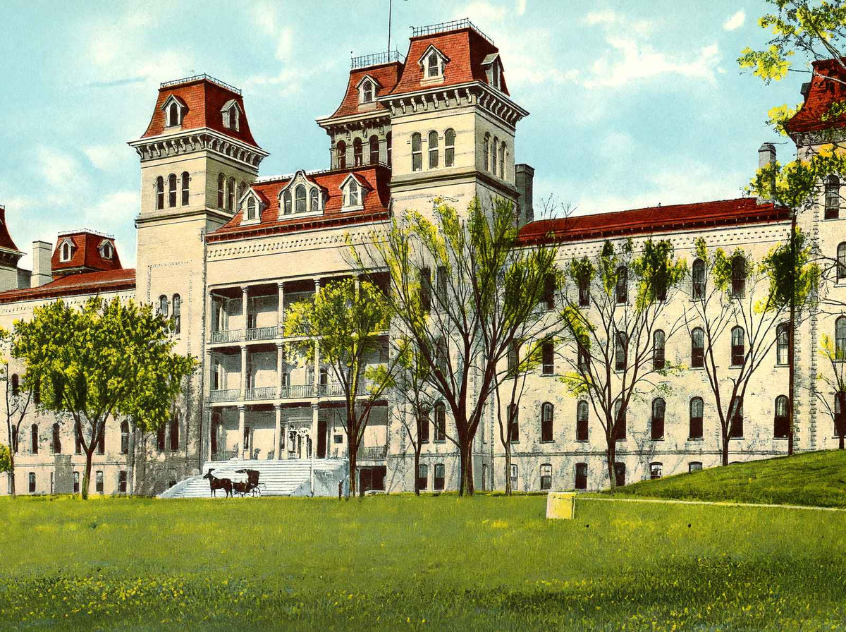 Deaf and Dumb Institution Columbus Ohio in 1906 Vintage Print (7 Sizes)