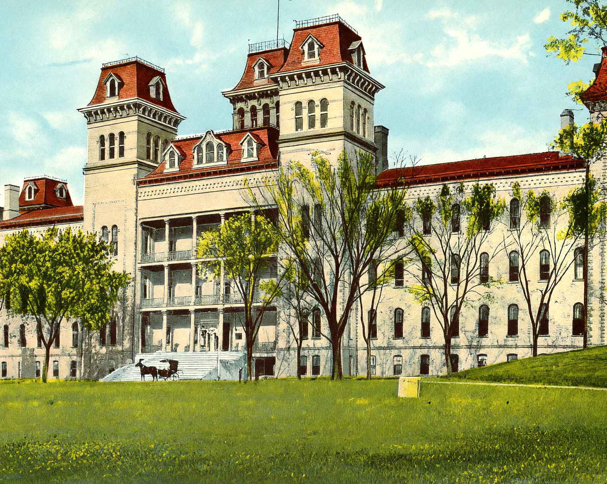 Deaf and Dumb Institution vintage print