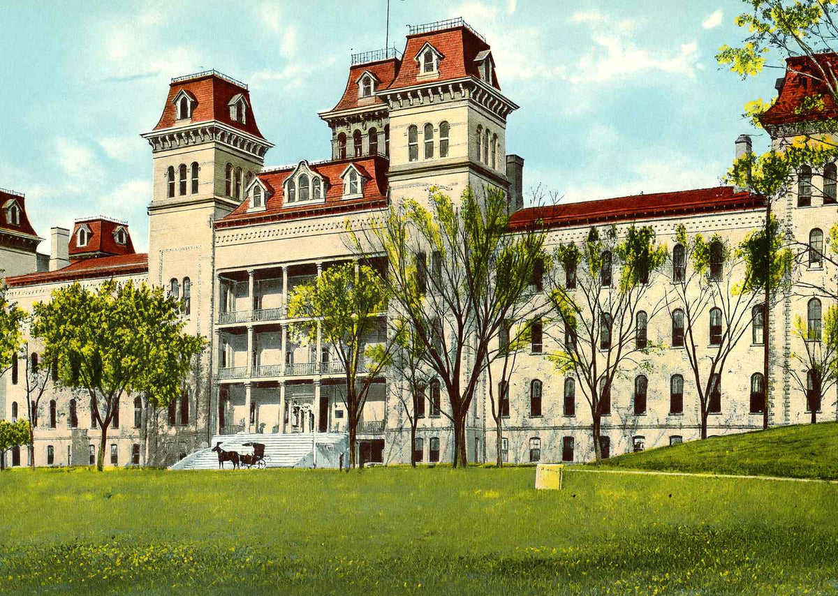 Deaf and Dumb Institution Columbus Ohio in 1906 Vintage Print (7 Sizes)