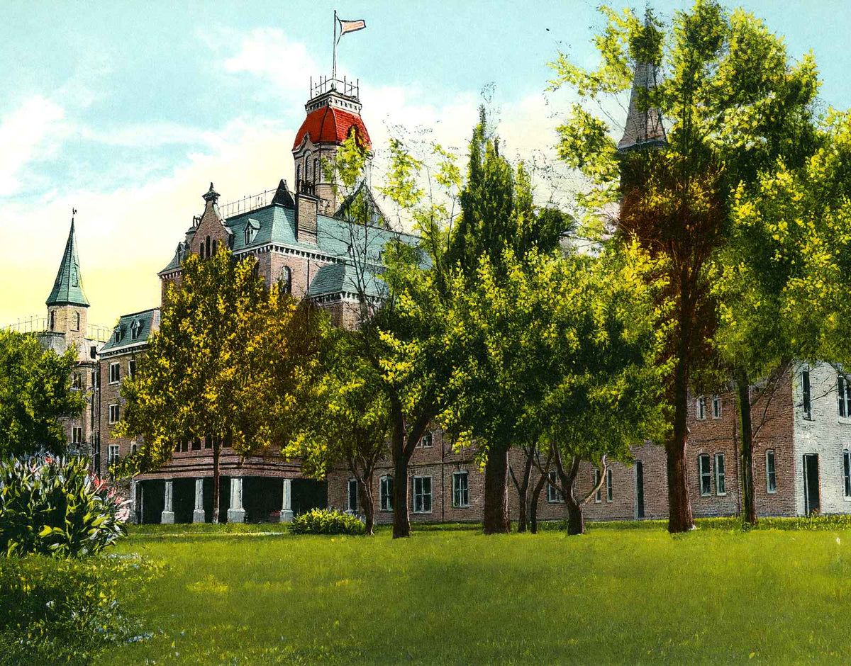 Institution for the Blind Columbus Ohio in 1906 Vintage Print (7 Sizes)