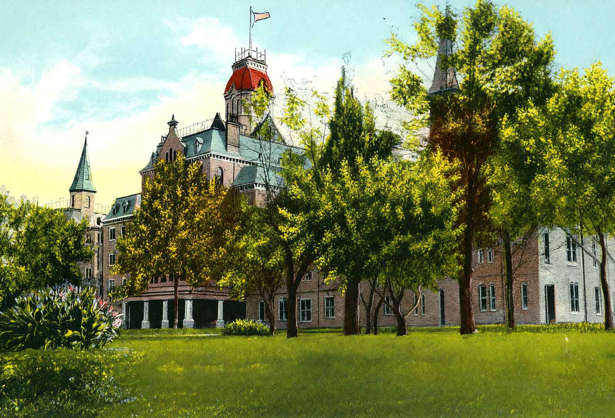 Institution for the Blind Columbus Ohio in 1906 Vintage Print (7 Sizes)